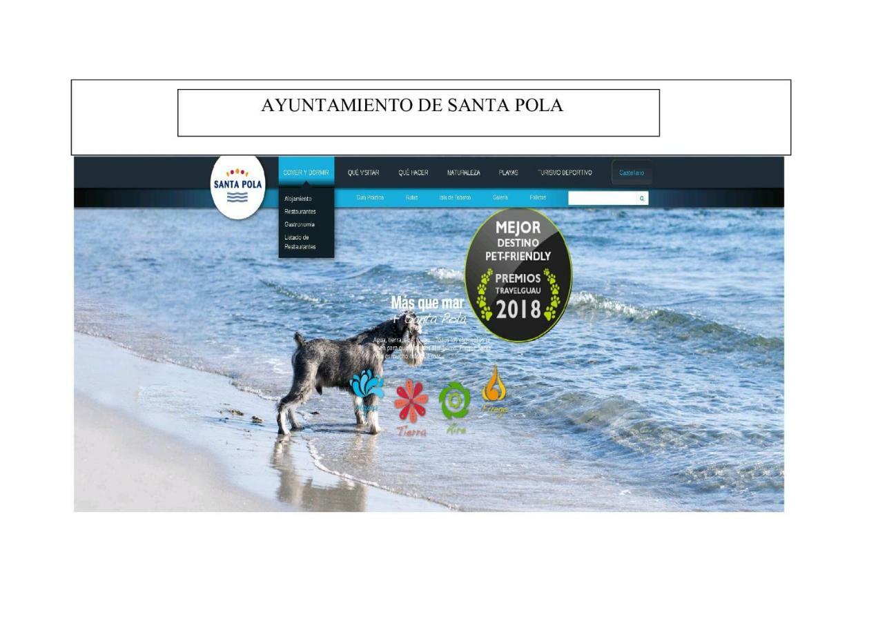 Playa 500M Y Centro Pueblo 600M, Piscina, 4 Clim, 2 Parkings Daire Santa Pola Dış mekan fotoğraf